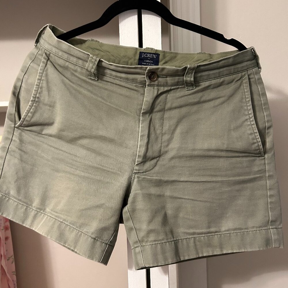 J. Crew Olive Green Shorts - Waist 30 - 5" inseam